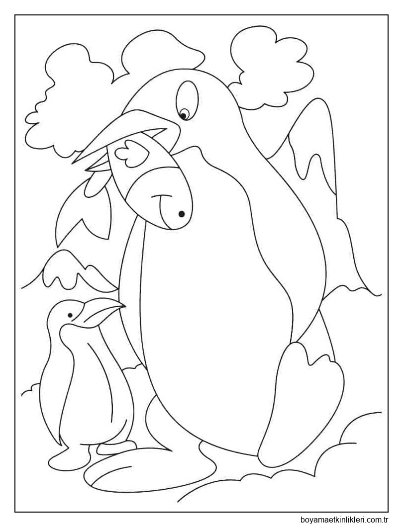 Anne ve Yavru Penguen