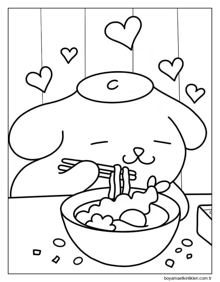 Arkadaşlarıyla Pompompurin