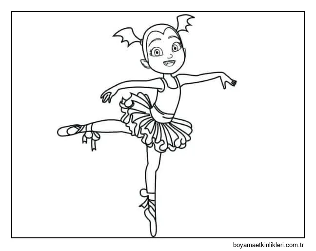 Balerin Kıyafeti Vampire Çok Yakışıyor