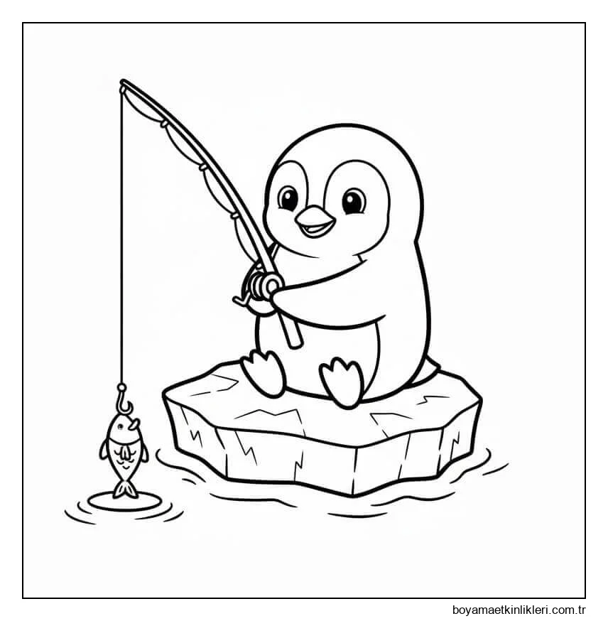 Balık Tutan Penguen