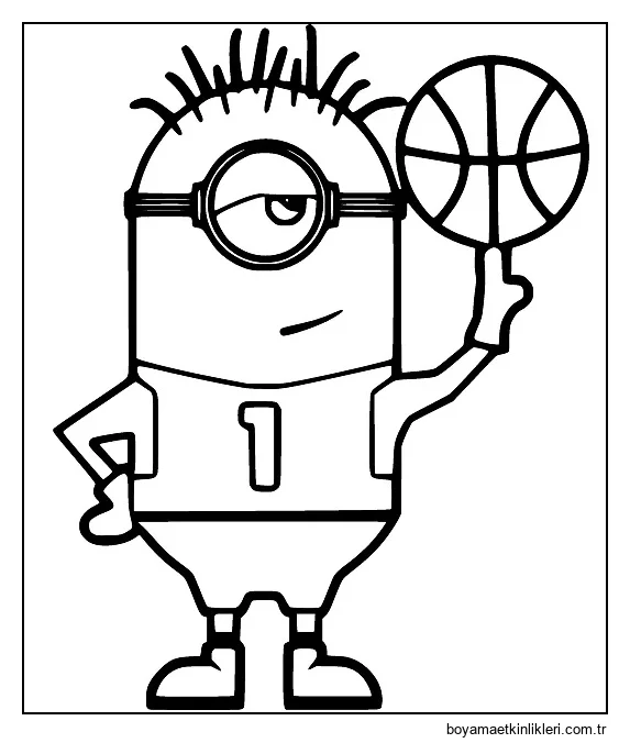 Basketbol Oynayan Minyon