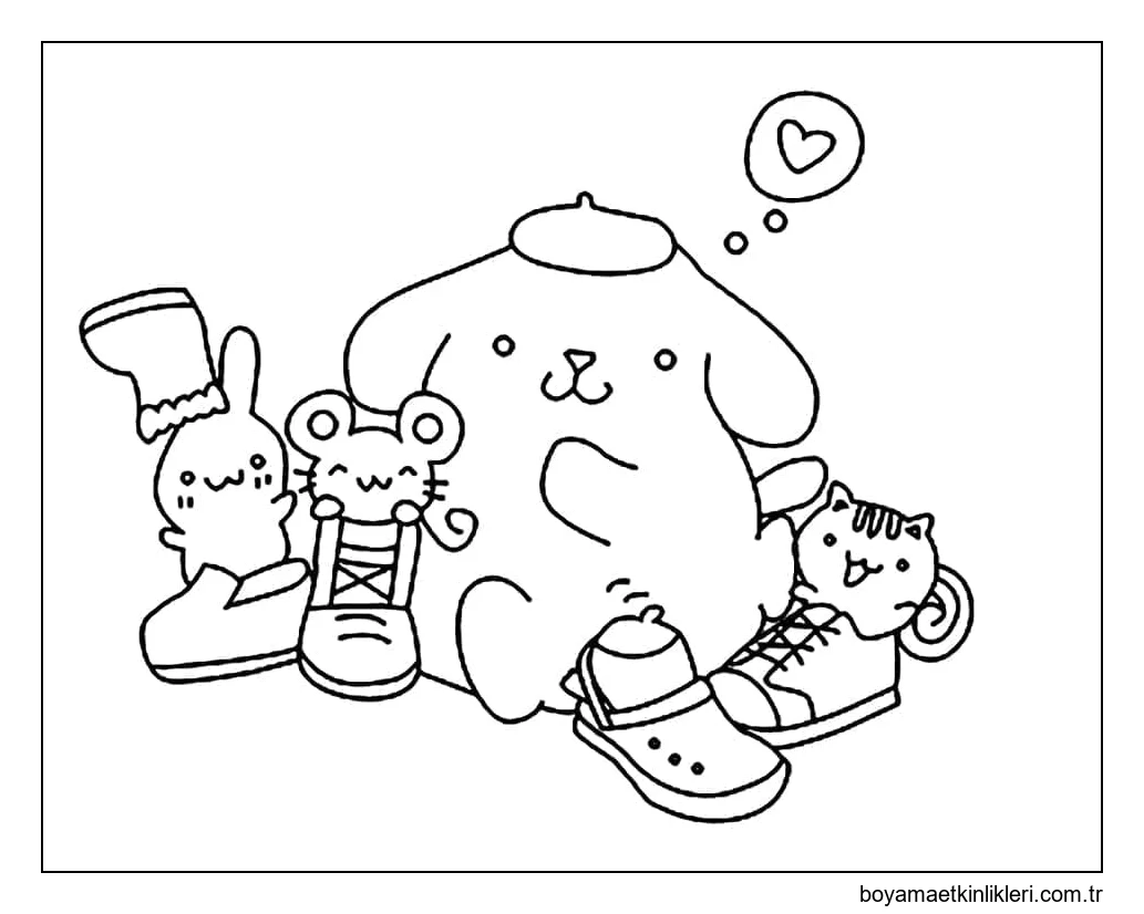 Bedava Pompompurin Yazdırılabilir