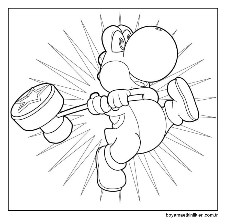 çekiçle Yoshi