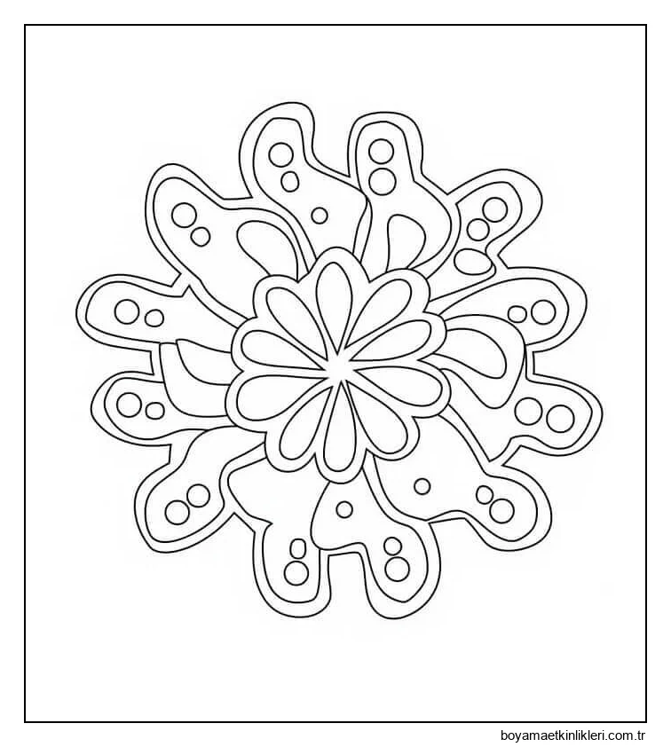 Çiçekli Kar Tanesi