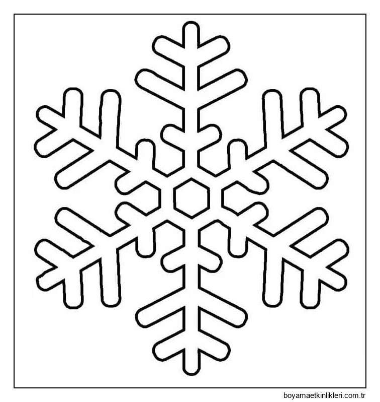 Çocuklar İçin Kar Tanesi