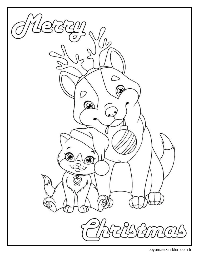 Çocuklar için Yazdırılabilir Noel