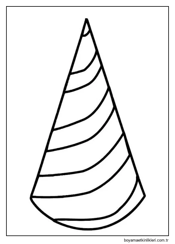 Doğum Günü için Konik şapka