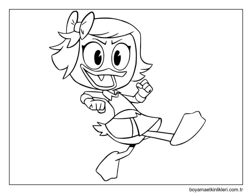 Ducktales'den Komik Webby Vanderquack