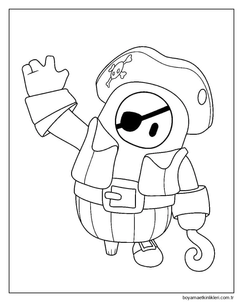 Fall Guys Korsan Karakteri