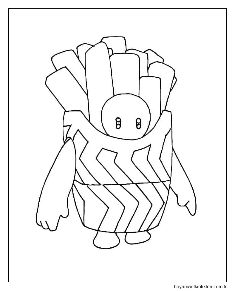 Fall Guys Patates Kızartması