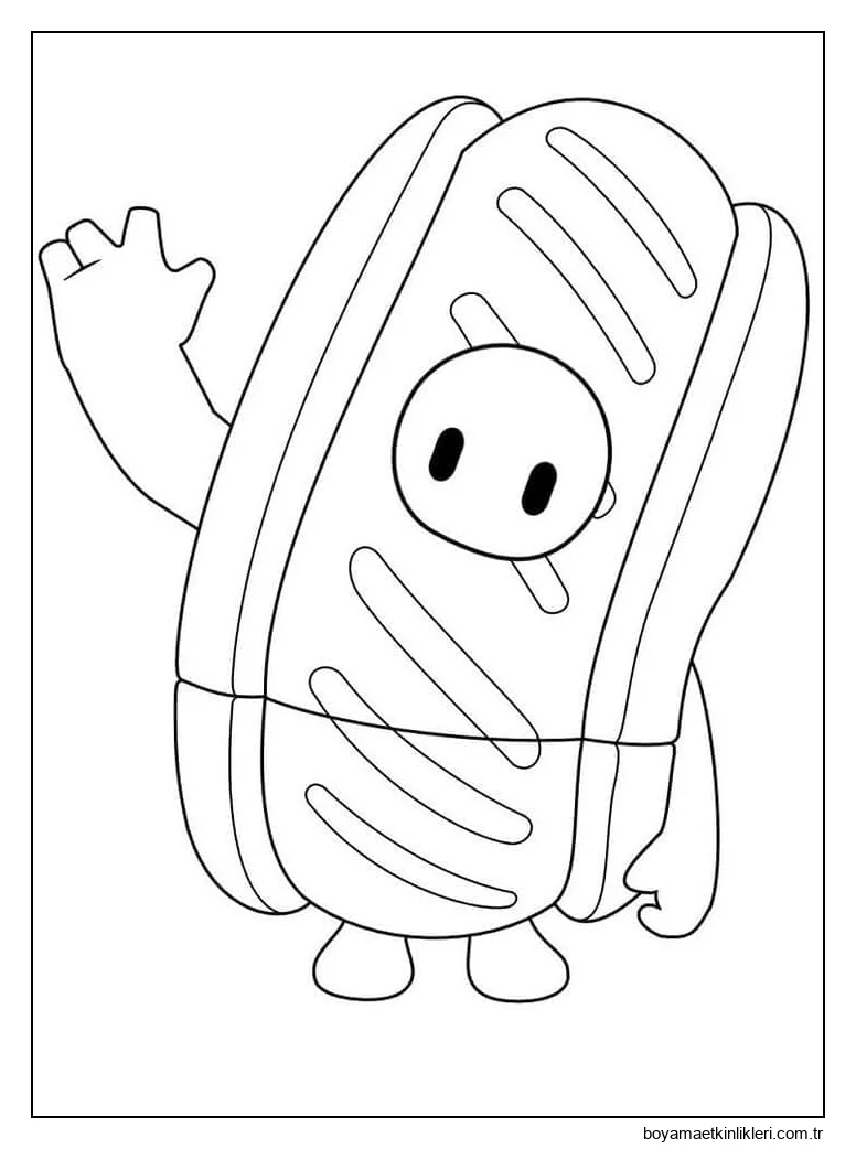 Fall Guys Sosisli Sandviç