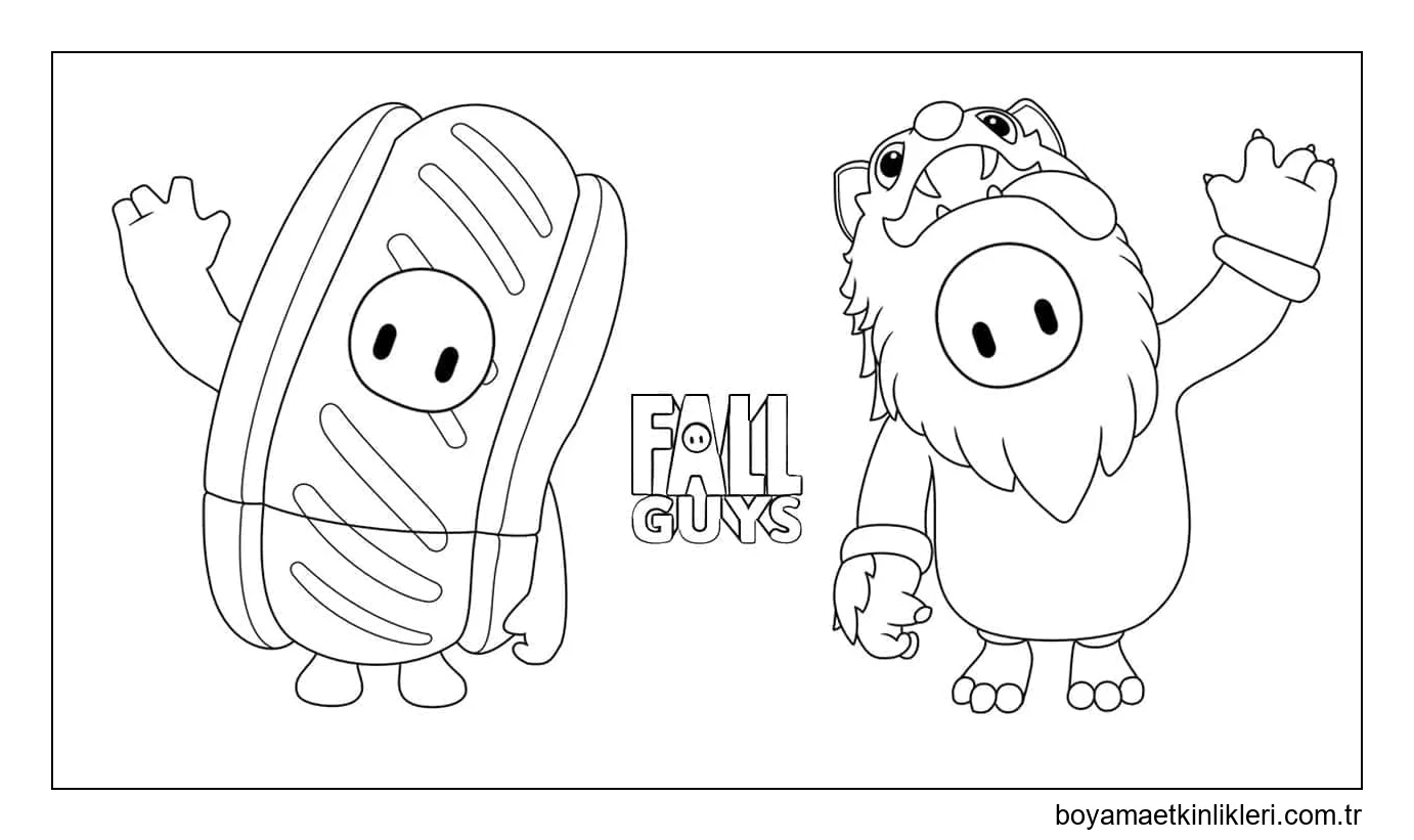 Fall Guys Sosisli Sandviç ve Kurt