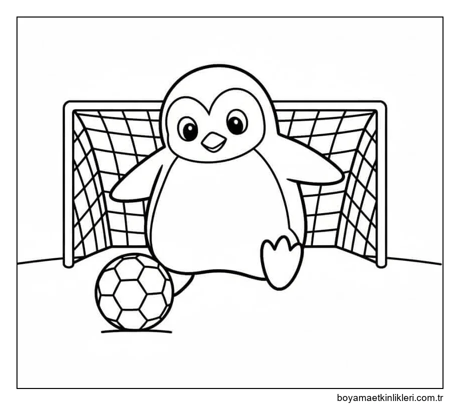 Futbol Oynayan Penguen