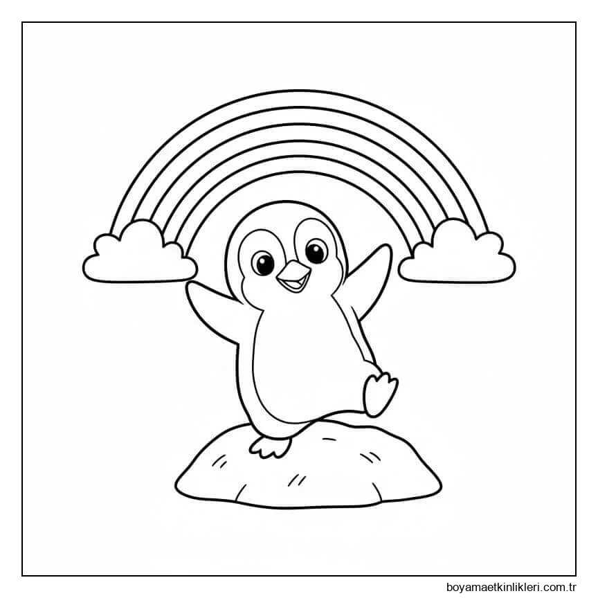 Gökkuşağlı Penguen