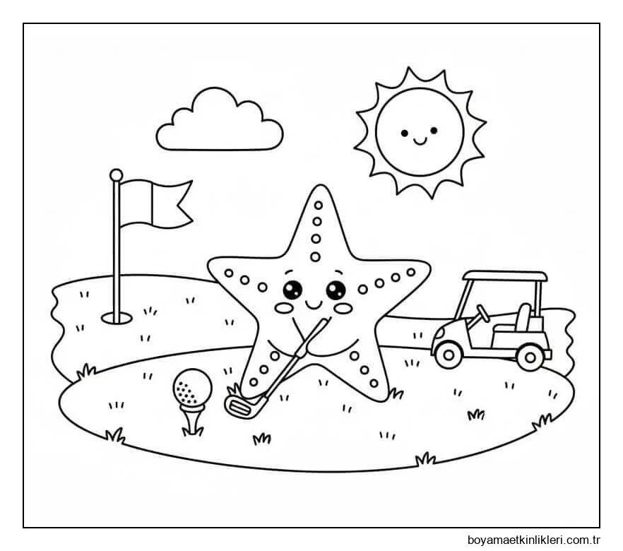 Golf Oynayan Denizyıldızı