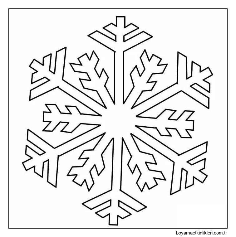 Kar Tanesi Yazdırılabilir