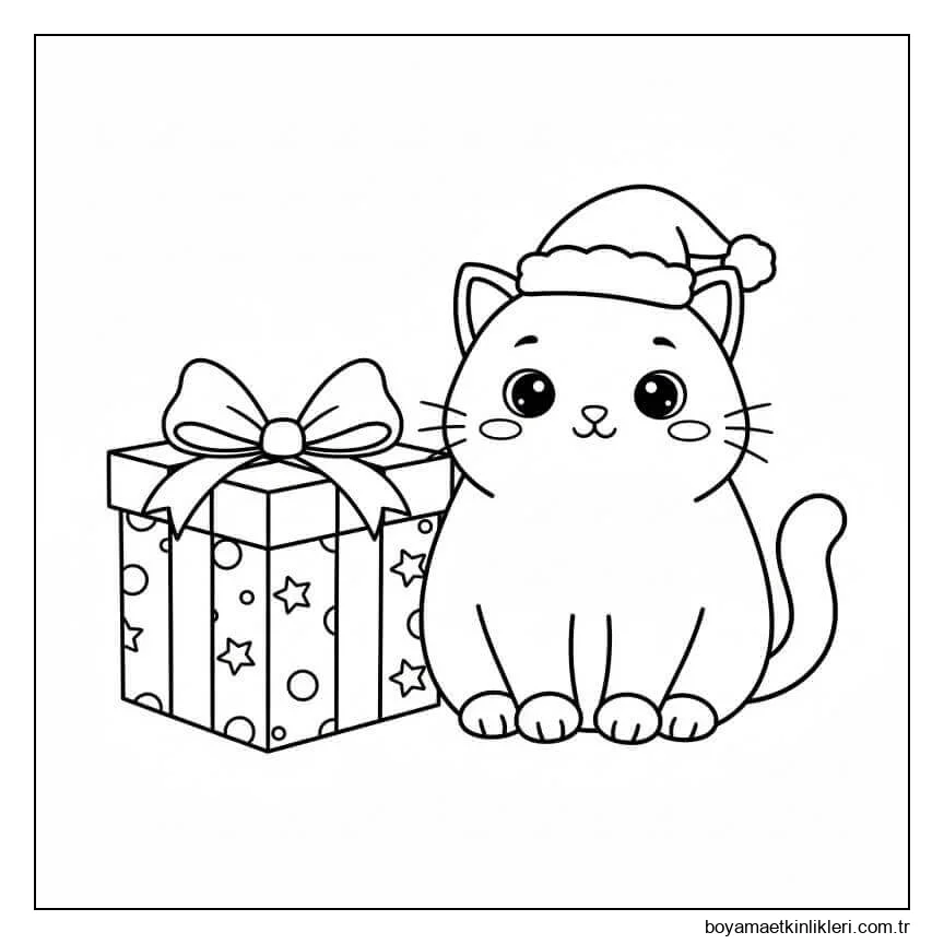 Kedi ve Noel Hediyesi