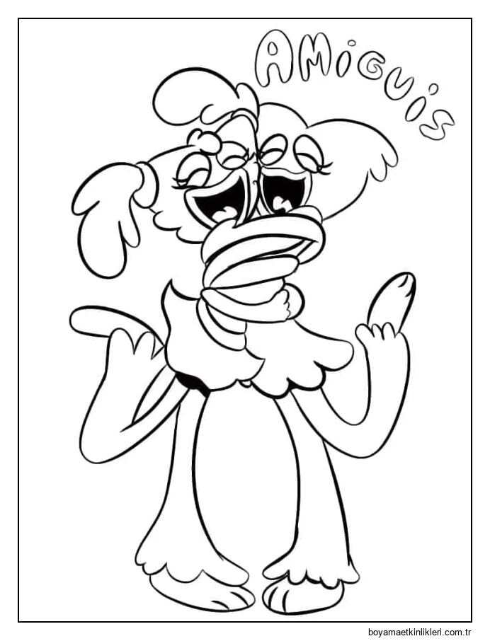 Kissy Missy'yi çiz, Huggy Wuggy'yi kucakla