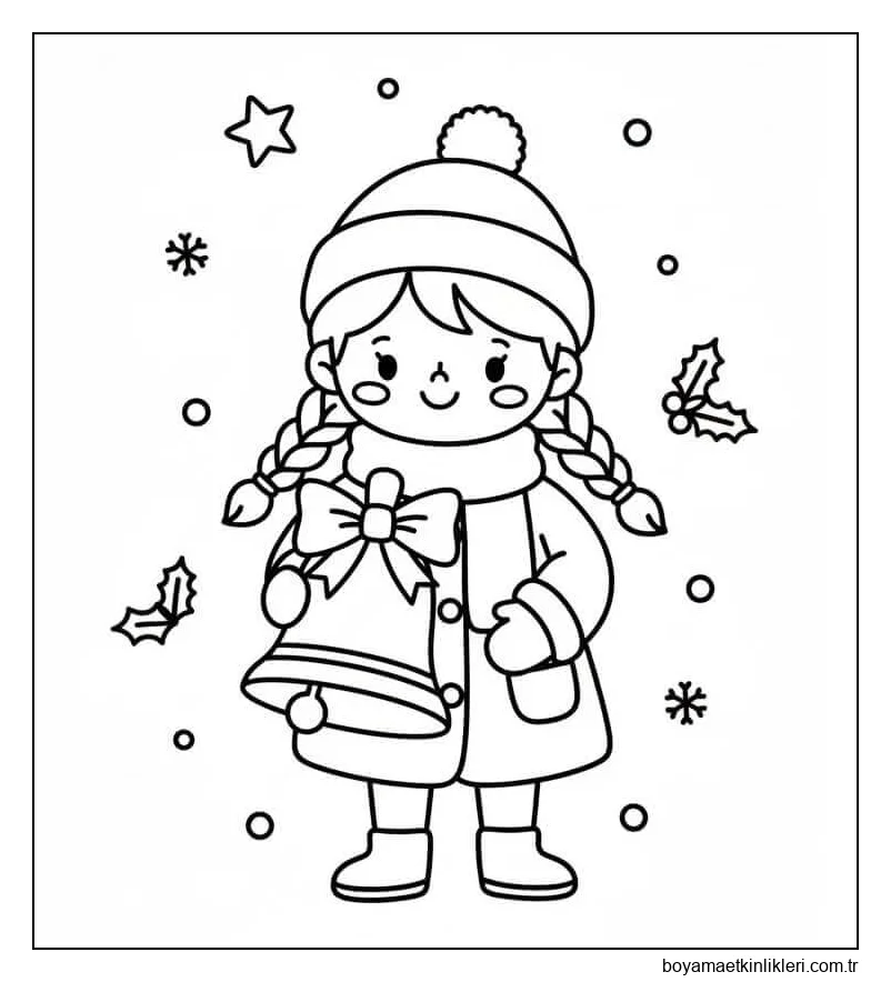 Kız Çocuk ve Noel Çanı