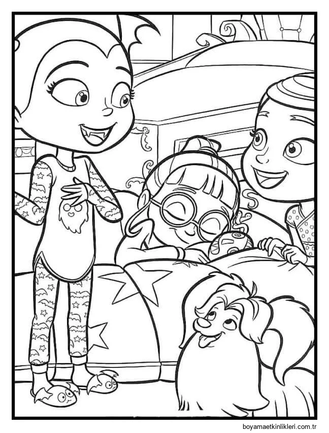 Kızlar Birlikte Yatağa Gidiyor