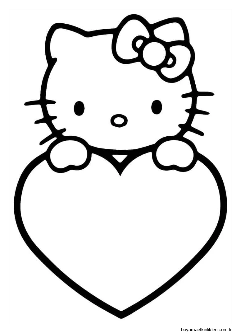 Merhaba Kitty ve Kalp