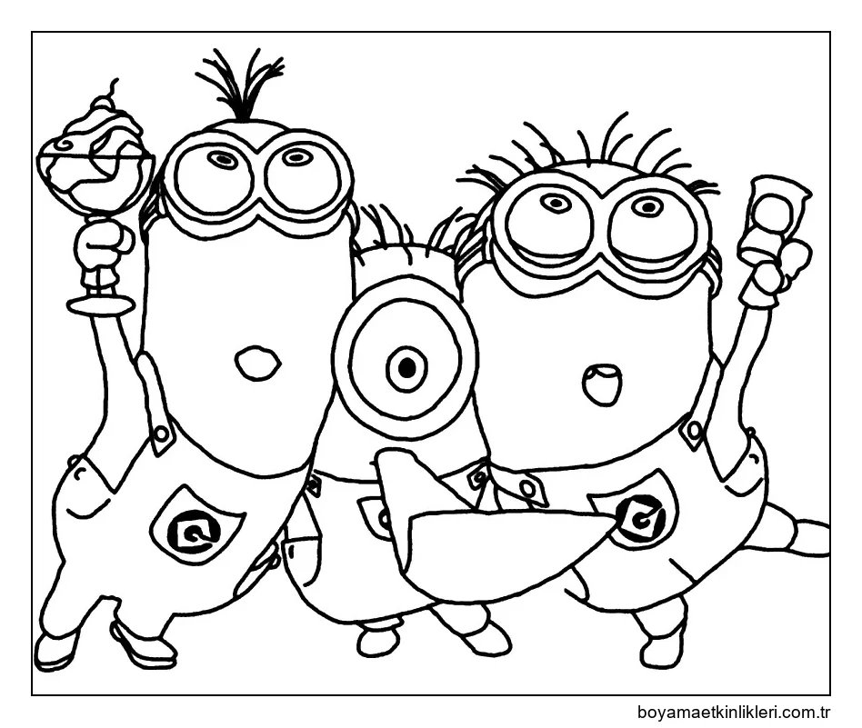 Minyonlar Çocuklar İçin Ücretsiz