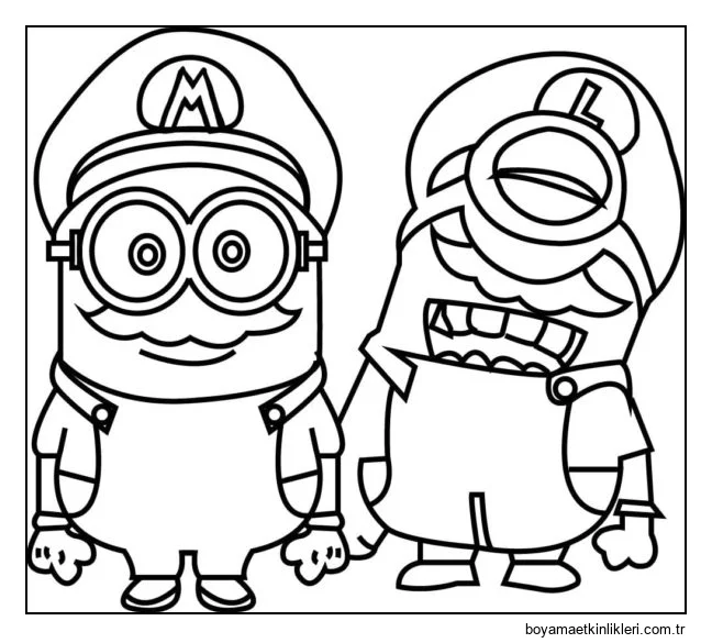 Minyonlar efsanevi Mario oyunundan kostümler giydiler.