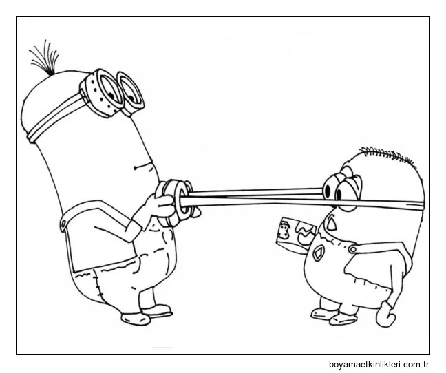 Minyonlar eğleniyor