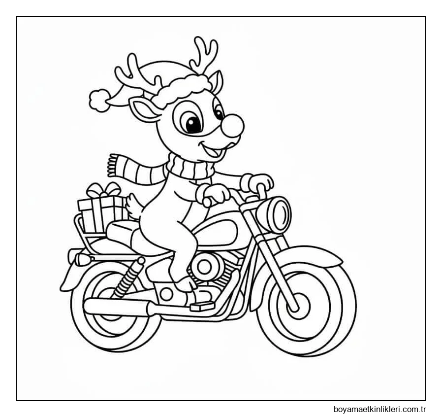Motosiklete Binen Rudolph
