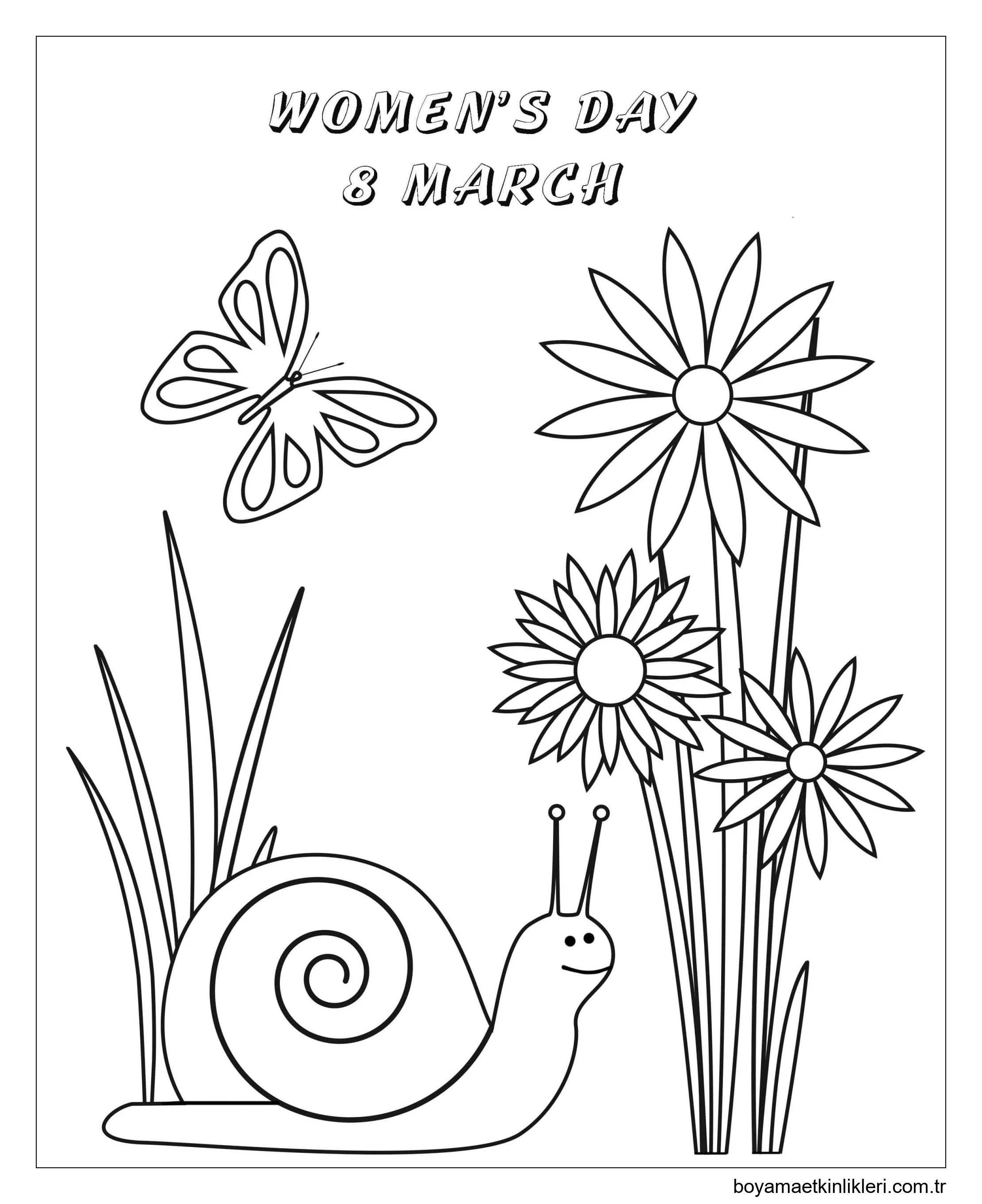 Mutlu Kadınlar Günü ve Salyangoz