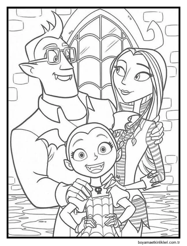 Neşeli ve Dost canlısı Vampir Ailesi