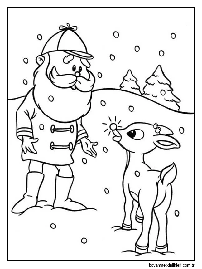 Noel Baba ile Rudolph