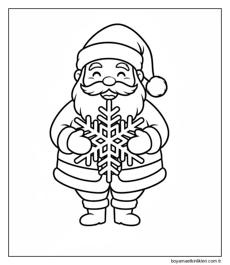 Noel Baba ve Kar Tanesi