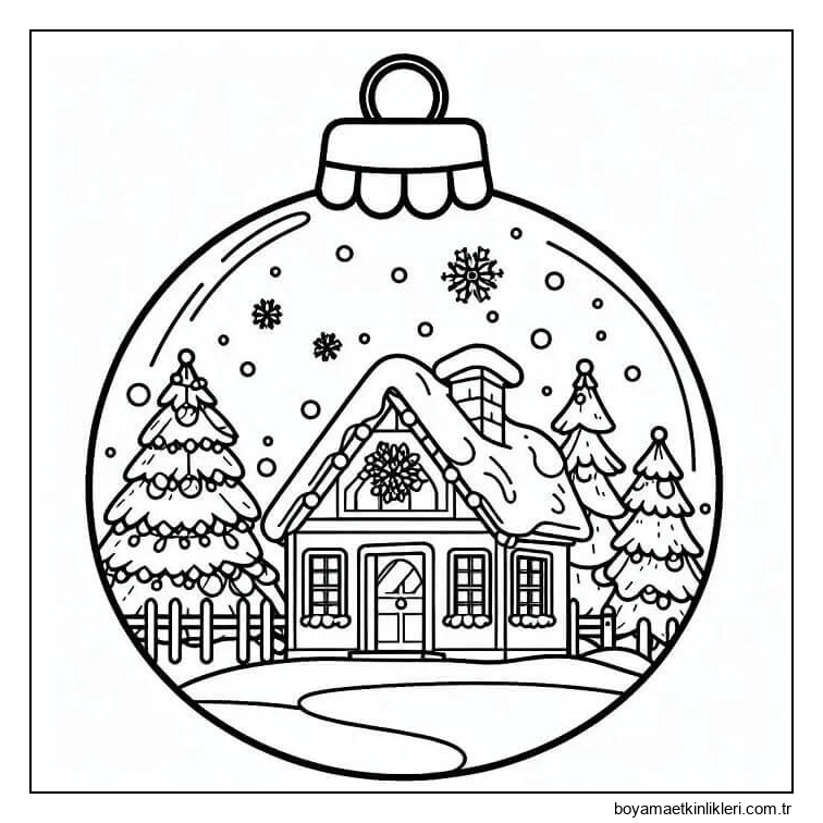 Noel Topları Stampabile