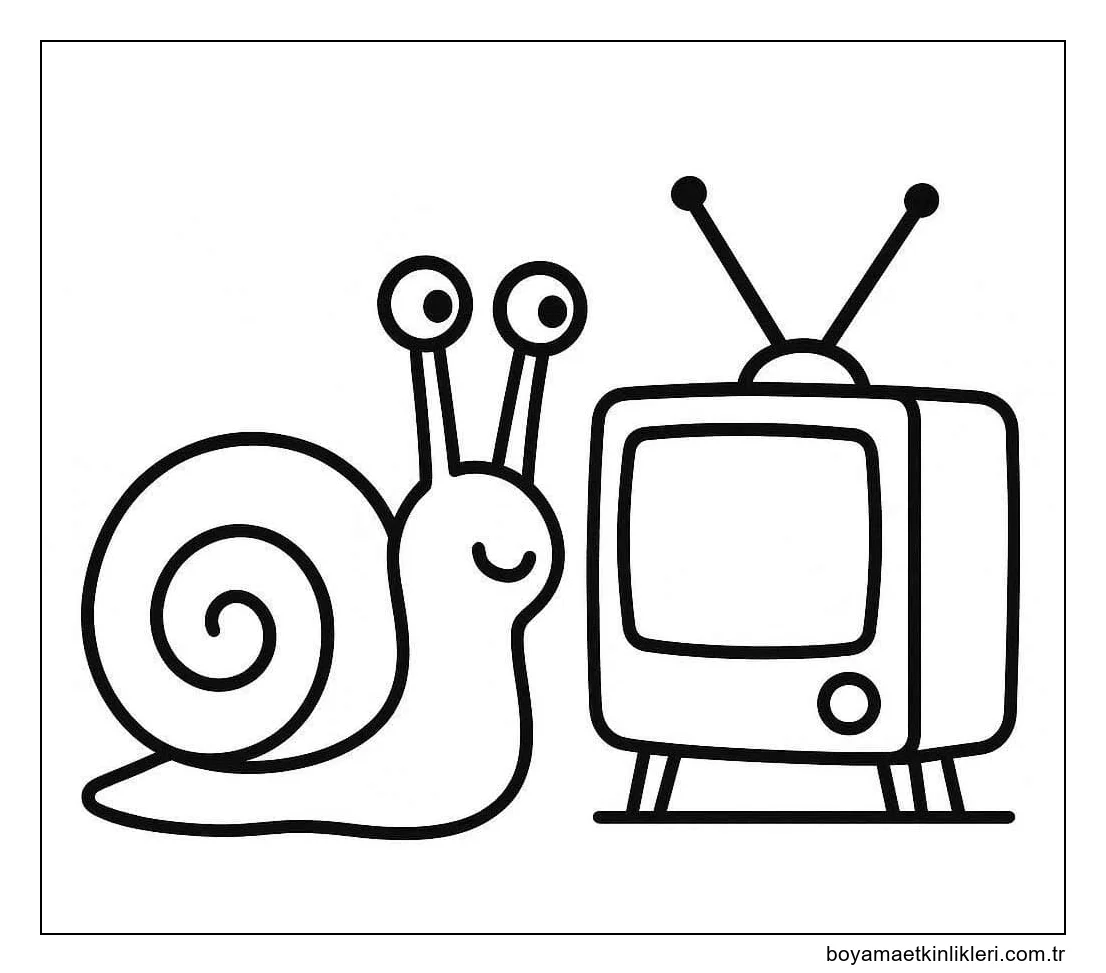 Salyangoz çocuklar için ücretsiz