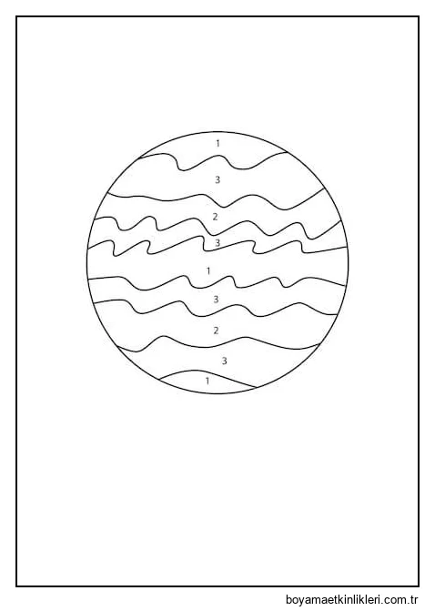 Sayıya Göre Gezegen Rengi