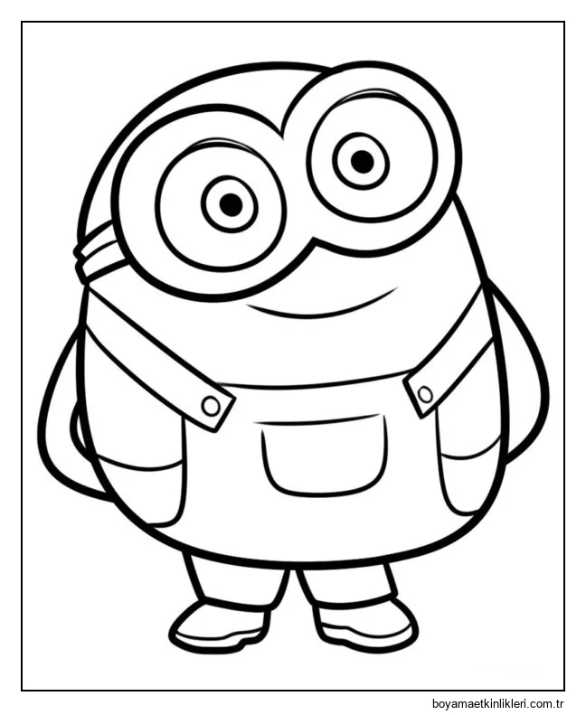 Sevimli küçük minyon gülümsemeleri.