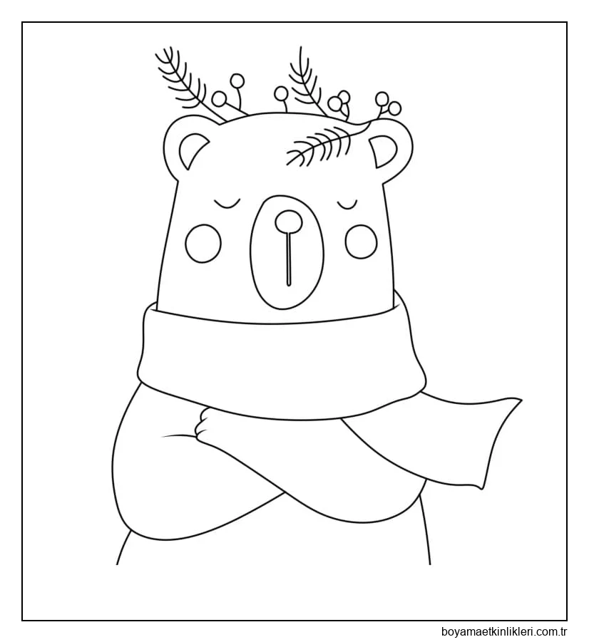 Sevimli Noel Ayısı