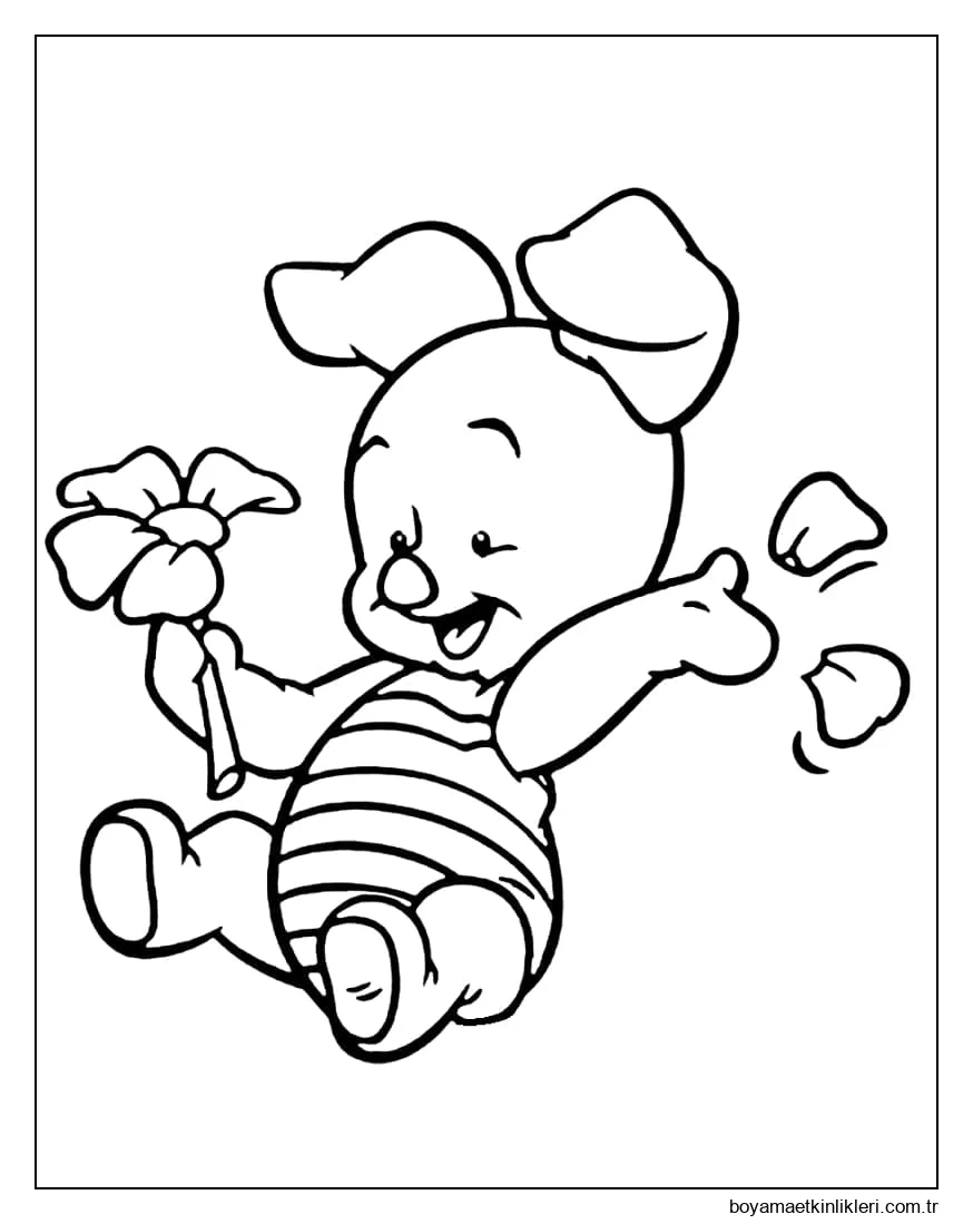 Sevimli Piglet Çiz