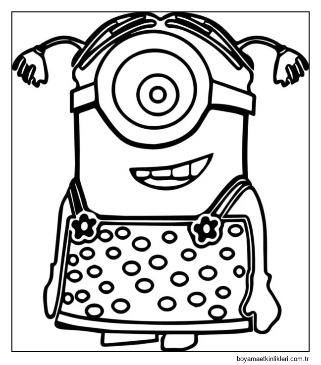 Tek gözlü sevimli kız. 1