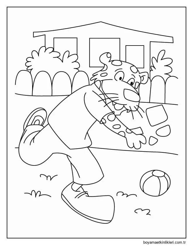 Topla Oynayan Leopar