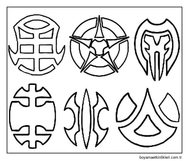 Tüm Bakugan elemanları