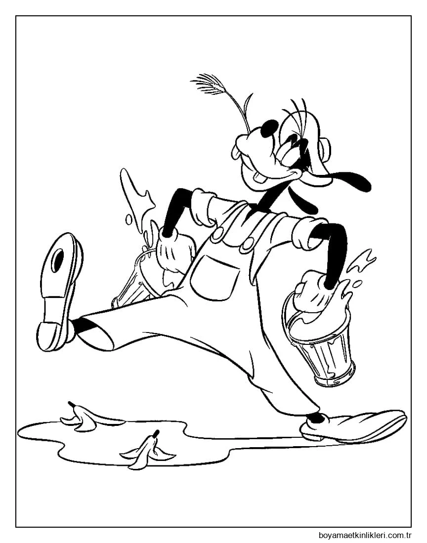 Ücretsiz Goofy Yazdırılabilir