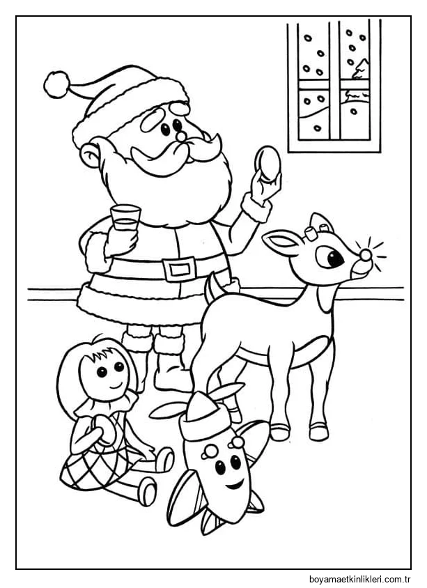 Ücretsiz Yazdırılabilir Rudolph