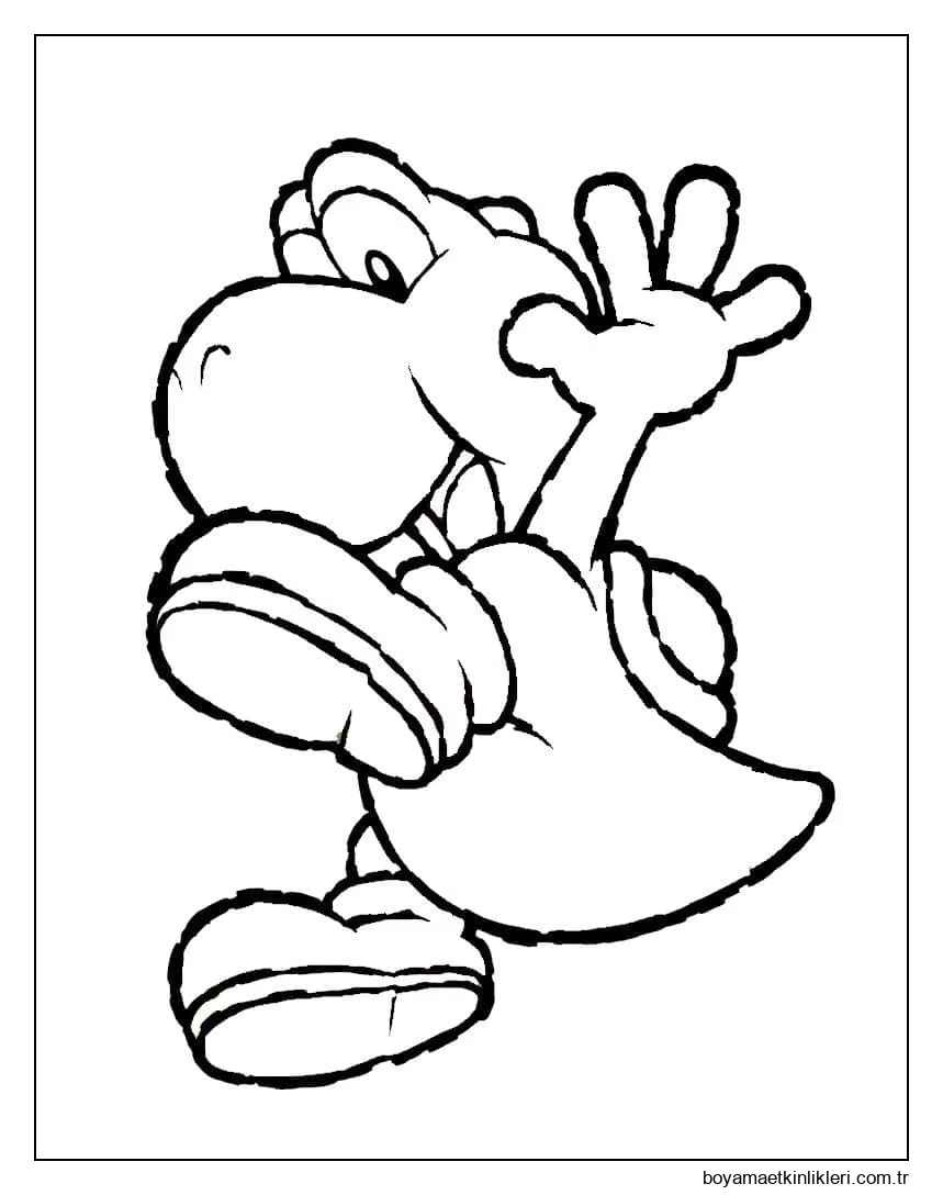 ücretsiz Yazdırılabilir Yoshi