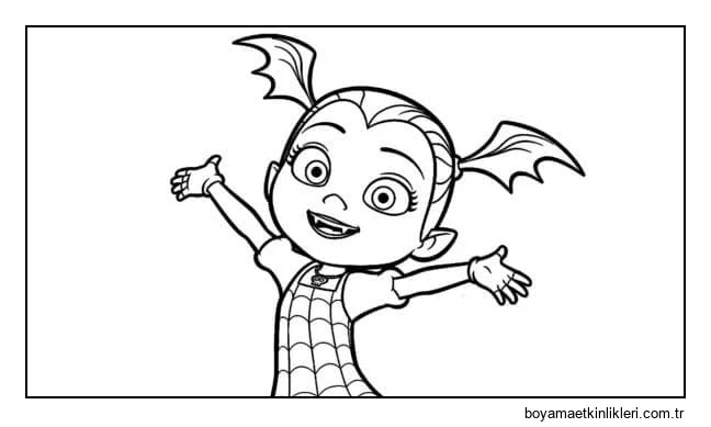 Uzun Dişli Vampirina Hayattan Keyif Alıyor