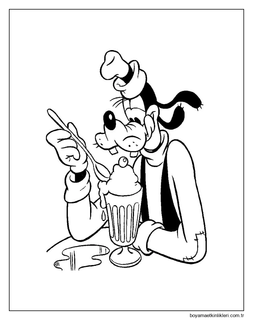 Yazdırılabilir Goofy Bedava