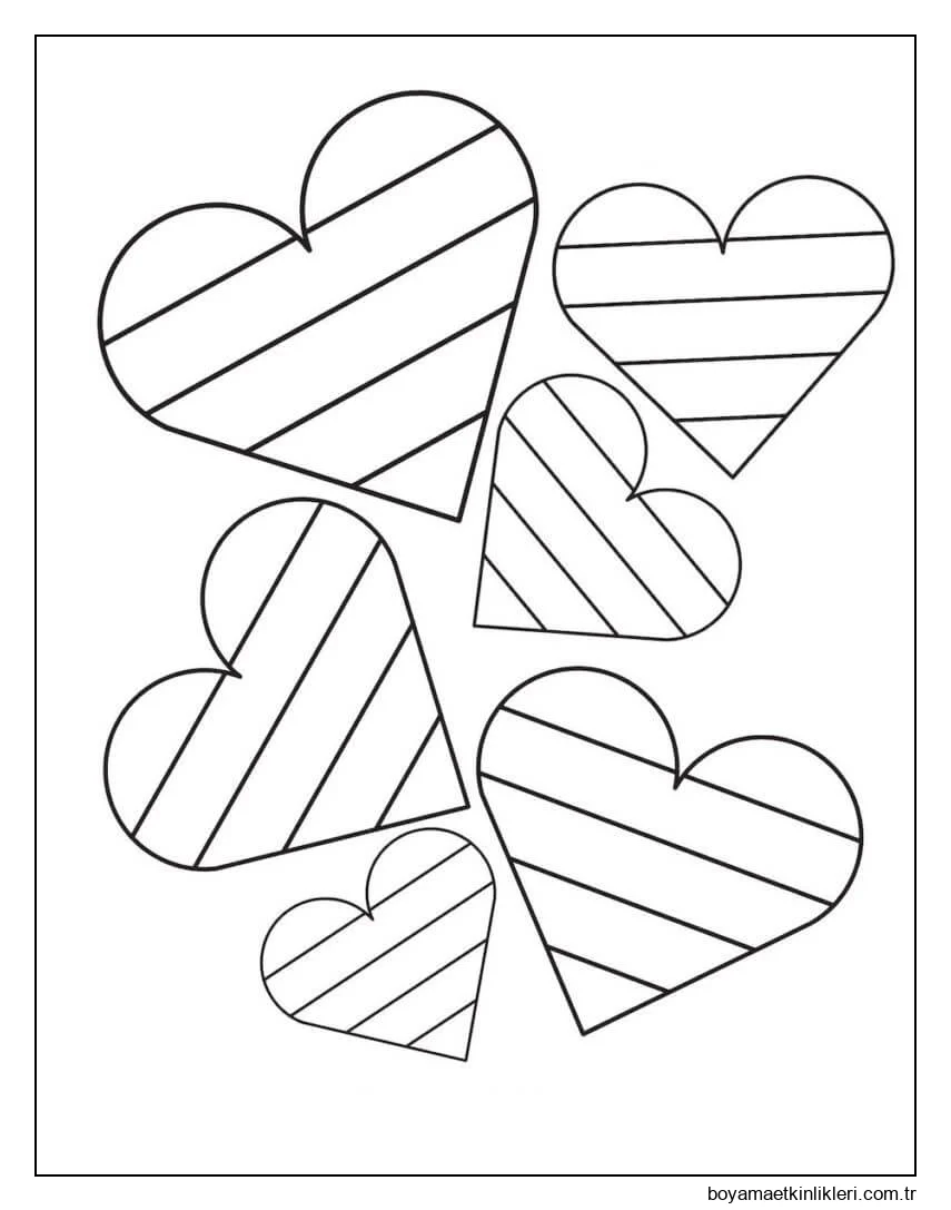 Yazdırılabilir Kalp