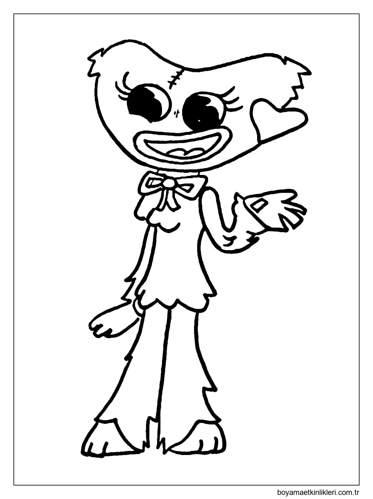 Yazdırılabilir Kissy Missy'yi çiz