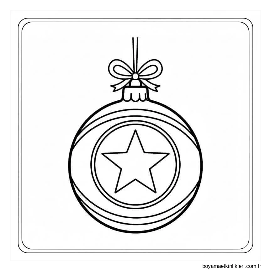 Yazdırılabilir Noel Topları Bedava